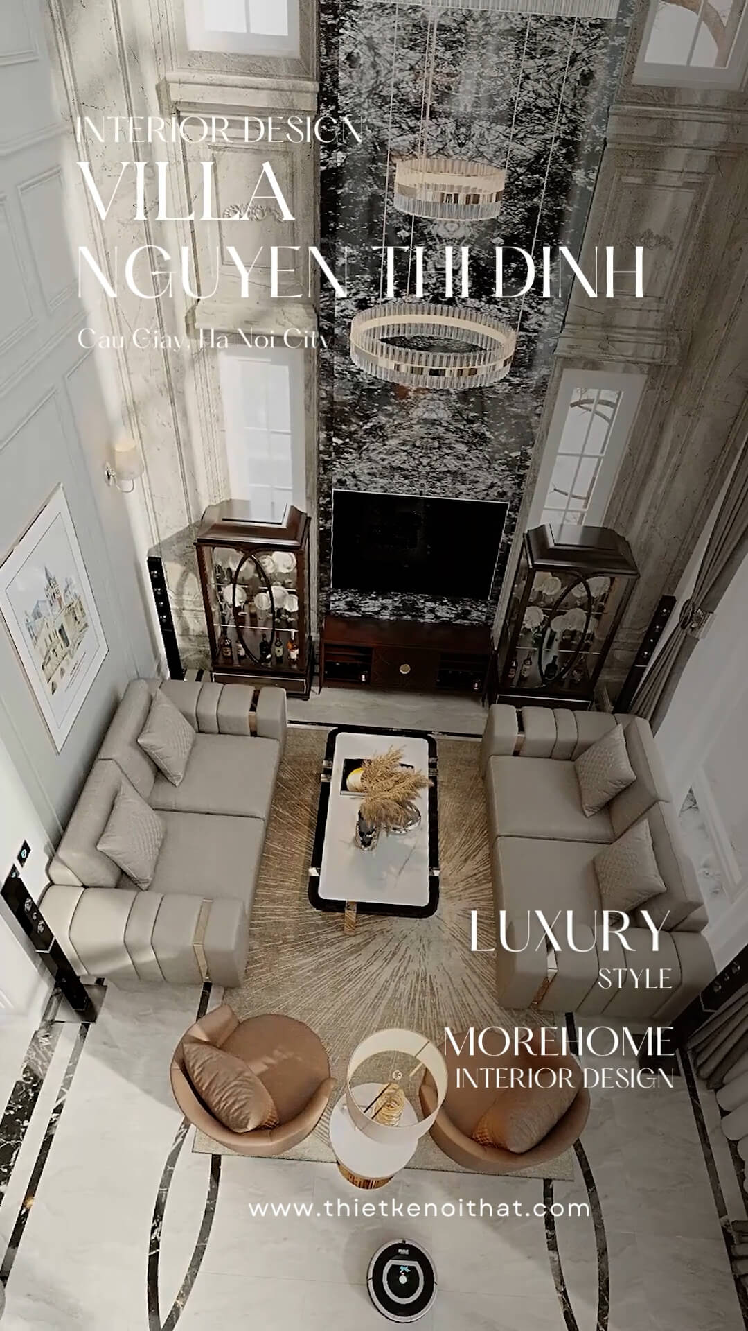 Hòa mình trong Sang trọng Hiện đại: Thiết kế Nội thất Biệt thự đẳng cấp